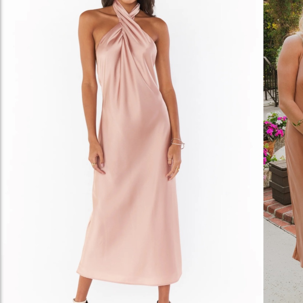 Jasmine Halter Midi Dress